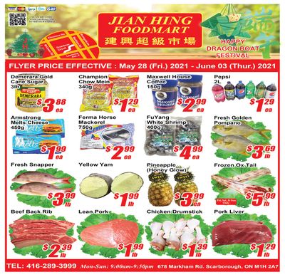 Jian Hing Foodmart (Scarborough) Flyer May 28 to June 3