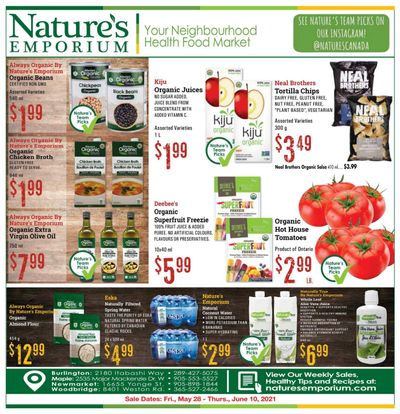 Nature's Emporium Flyer May 28 to June 10