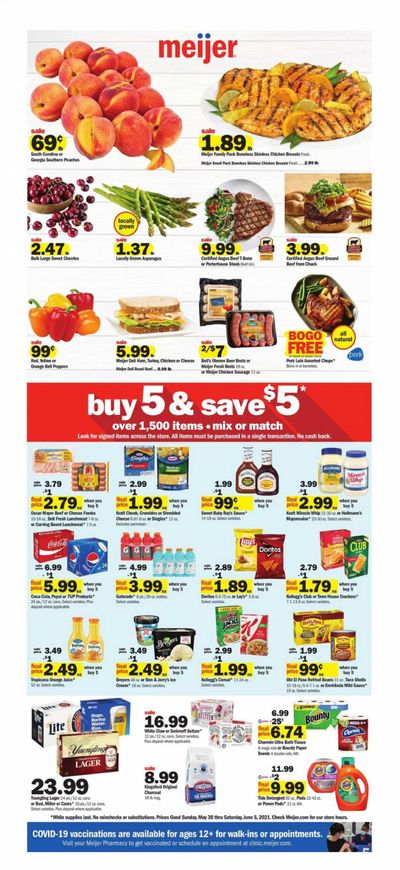 Meijer (IN) Weekly Ad Flyer May 30 to June 5