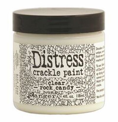 Tim Holtz Distress Crackle Paint 4 oz Jar, Clear Rock Candy $9.99 (Reg $17.65)