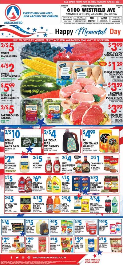 Associated Supermarkets (NY) Weekly Ad Flyer May 28 to June 3