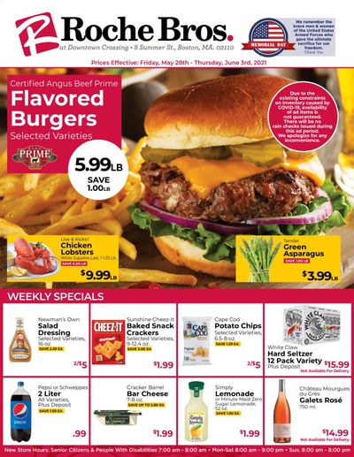 Roche Bros. (MA) Weekly Ad Flyer May 28 to June 3