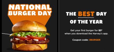 Harvey’s Restaurants Canada Coupon Code Promotion: Enjoy Burger For $3.00