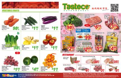 Tasteco Supermarket Flyer May 28 to June 3