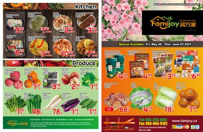 Famijoy Supermarket Flyer May 28 to June 3