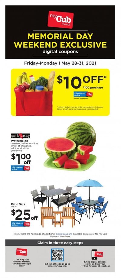 Cub Foods (MN) Weekly Ad Flyer May 28 to May 31