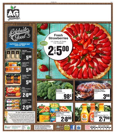 AG Foods Flyer May 30 to June 5