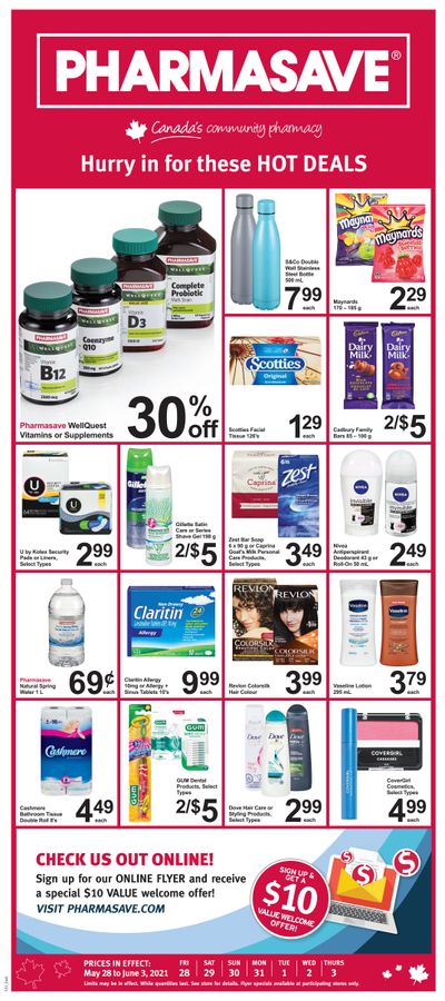 Pharmasave (ON) Flyer May 28 to June 3