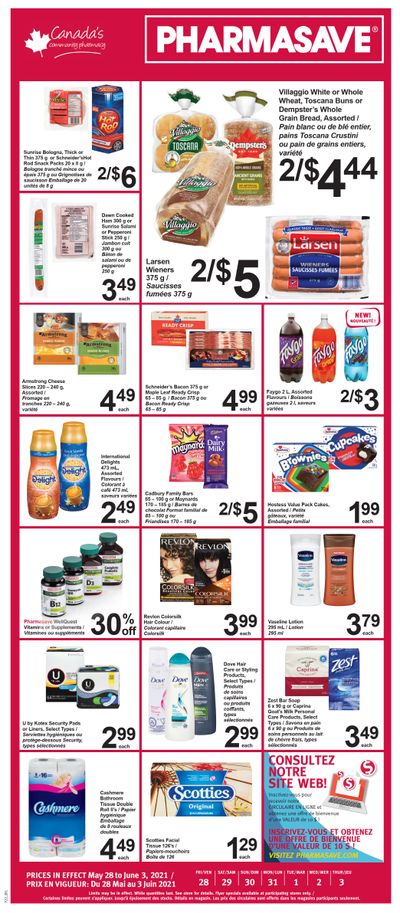 Pharmasave (NB) Flyer May 28 to June 3