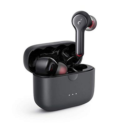 Anker Soundcore Liberty Air 2 Wireless Earbuds, Diamond-Inspired Drivers, Bluetooth Earphones, 4 Mics, Noise Reduction, 28H Playtime, HearID, Bluetooth 5, Wireless Charging, for Calls, Home Office