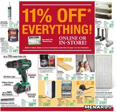 Menards Weekly Ad Flyer May 27 to June 5