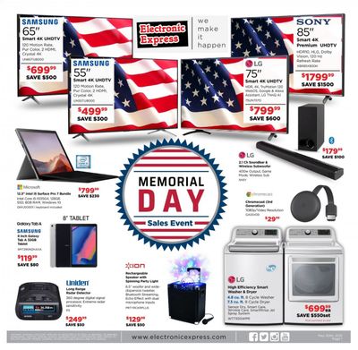 Electronic Express (AL, TN) Weekly Ad Flyer May 30 to June 6