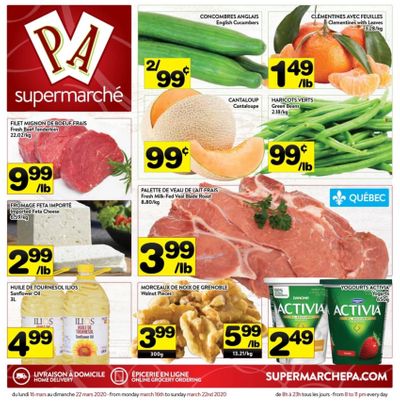 Supermarche PA Flyer March 16 to 22