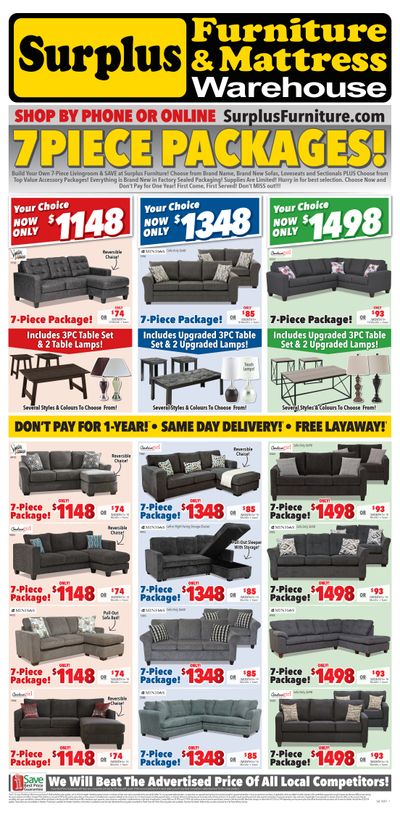 Surplus Furniture & Mattress Warehouse (Sudbury) Flyer May 31 to June 13