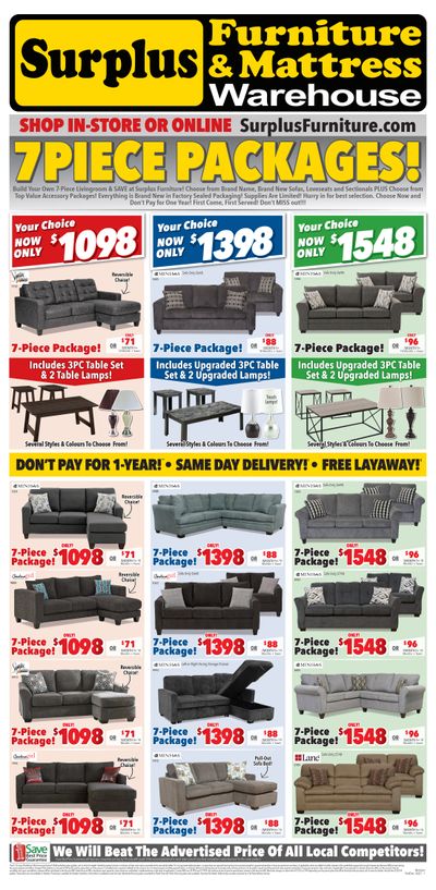 Surplus Furniture & Mattress Warehouse (Saint John) Flyer May 31 to June 13