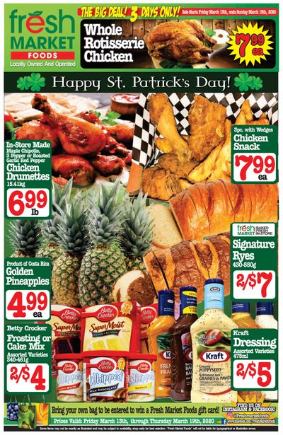 Fresh Market Foods Flyer March 13 to 19