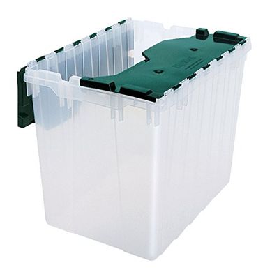 Akro-Mils 66497CLDGN 21-1/2 x 15 x 17" Semi Clear 18 gallon Plastic Storage Keep Box with Attached Lid $35.64 (Reg $55.88) Akro-Mils 66497CLDGN 21-1/2 x 15 x 17" Semi Clear 18 gallon Plastic Storage Keep Box with Attached Lid $35.64 (Reg $55.88)