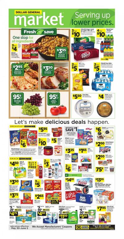 Dollar General (TN) Weekly Ad Flyer May 30 to June 5