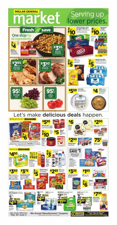 Dollar General (AL, GA, KY, LA, TN) Weekly Ad Flyer May 30 to June 5