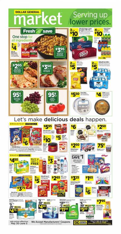 Dollar General (IN, OH) Weekly Ad Flyer May 30 to June 5