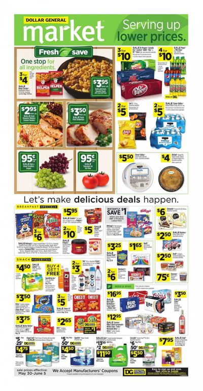 Dollar General (AL) Weekly Ad Flyer May 30 to June 5