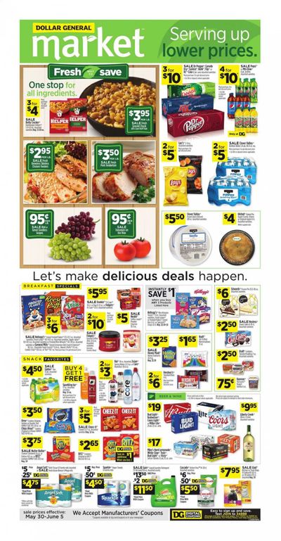 Dollar General (OH) Weekly Ad Flyer May 30 to June 5
