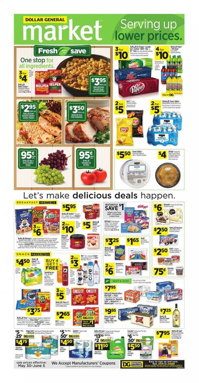 Dollar General (FL) Weekly Ad Flyer May 30 to June 5