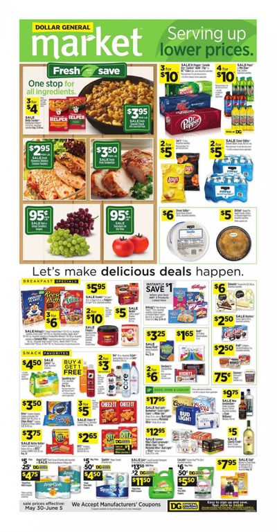 Dollar General (CA) Weekly Ad Flyer May 30 to June 5