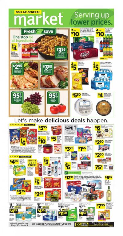 Dollar General (SC) Weekly Ad Flyer May 30 to June 5