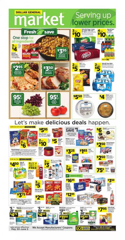 Dollar General (AL) Weekly Ad Flyer May 30 to June 5
