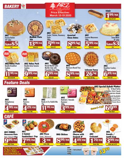 Arz Fine Foods Flyer March 13 to 19