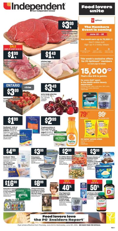Independent Grocer (ON) Flyer June 3 to 9