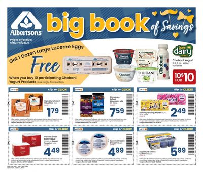 Albertsons (CA, ID, LA, MT, OR, TX, WA) Weekly Ad Flyer June 1 to June 28