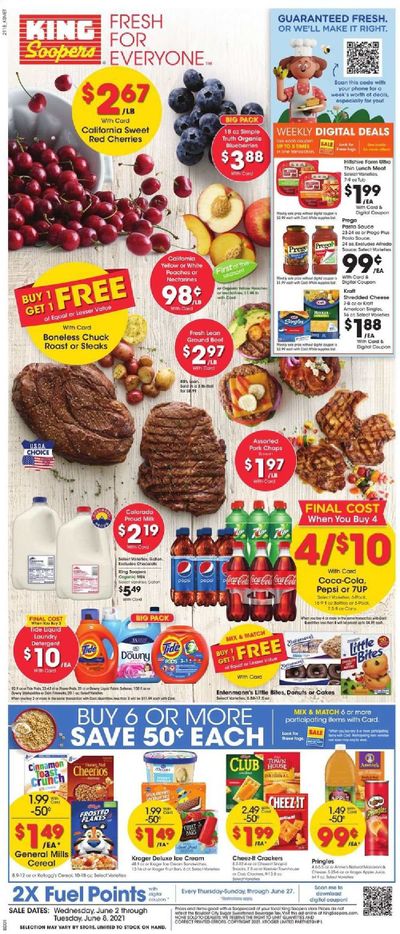 King Soopers (CO) Weekly Ad Flyer June 2 to June 8