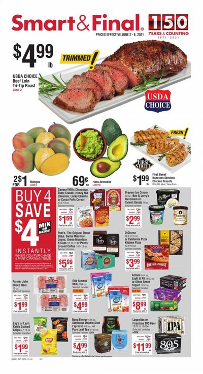 Smart & Final (AZ, CA) Weekly Ad Flyer June 2 to June 8