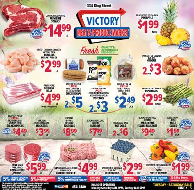 Victory Meat Market Flyer June 1 to 5