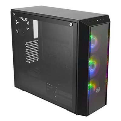 Cooler Master MasterBox Pro 5 ARGB ATX Mid-Tower with Three 120mm ARGB, Adaptable Layout E-ATX up to 10.5", DarkMirror Front Panel, Tempered Glass & ARGB Lighting System $61.5 (Reg $98.52)