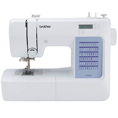 Brother CS5055 Computerized Sewing Machine, 60 Built-in Stitches, LCD Display, 7 Included Feet, White $216.89 (Reg $279.61)