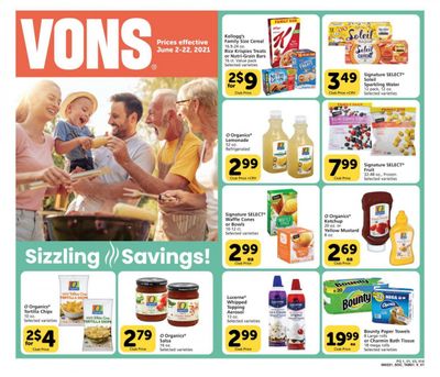Vons (CA) Weekly Ad Flyer June 2 to June 22