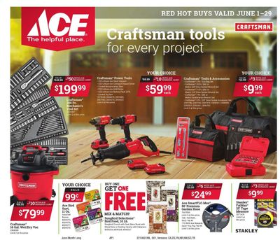ACE Hardware Weekly Ad Flyer June 1 to June 29