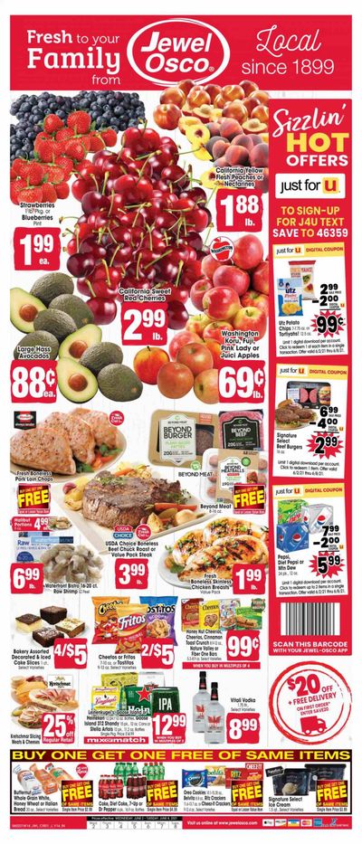 Jewel Osco (IN) Weekly Ad Flyer June 2 to June 8