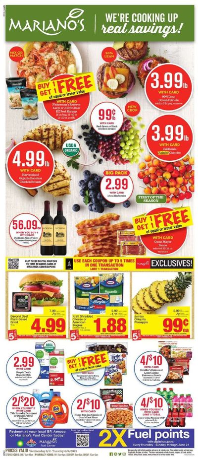 Mariano’s Weekly Ad Flyer June 2 to June 8
