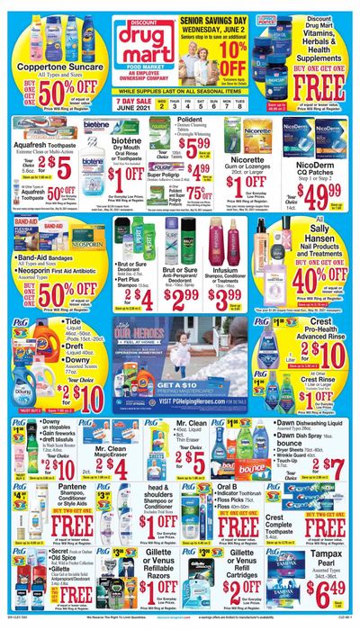 Discount Drug Mart (OH) Weekly Ad Flyer June 2 to June 8