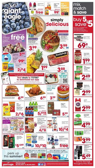 Giant Eagle (OH, PA) Weekly Ad Flyer June 3 to June 9