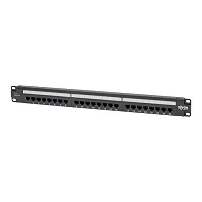Tripp Lite Cat6 PoE-Plus Compliant Patch Panel 24-Port 110/Krone 568A/B RJ45 Ethernet 1URM Rackmount TAA $54.99 (Reg $68.99)