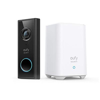 eufy Security, Wireless Video Doorbell (Battery-Powered) with 2K HD, No Monthly Fee, On-Device AI for Human Detection, 2-Way Audio, Simple Self-Installation $237.99 (Reg $299.99)