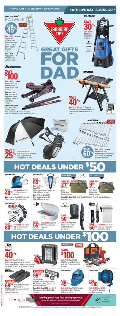 Canadian Tire (ON) Flyer June 4 to 10