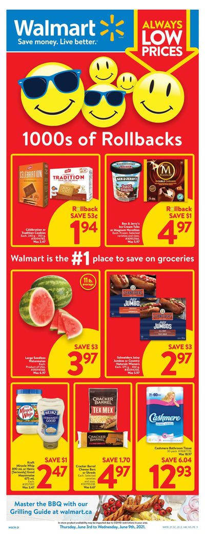 Walmart (Atlantic) Flyer June 3 to 9