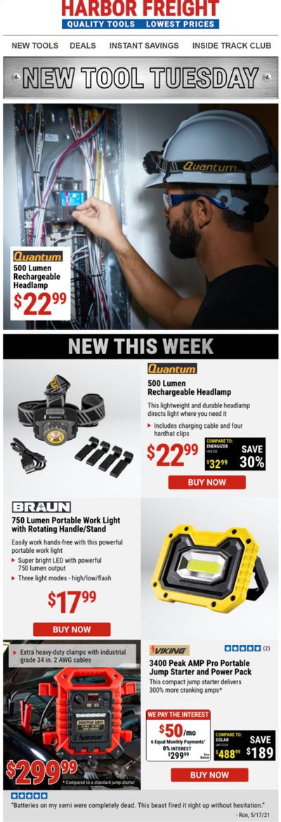Harbor Freight Weekly Ad Flyer June 2 to June 9