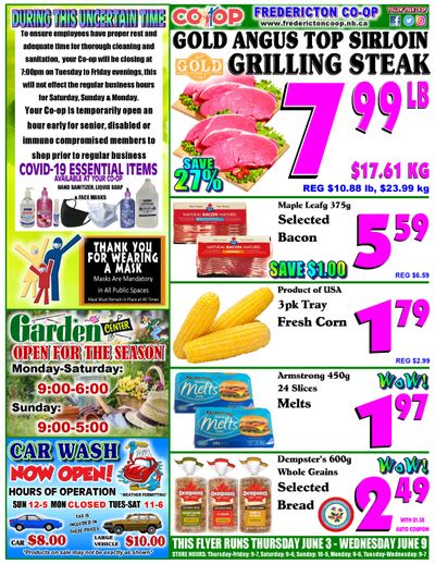Fredericton Co-op Flyer June 3 to 9